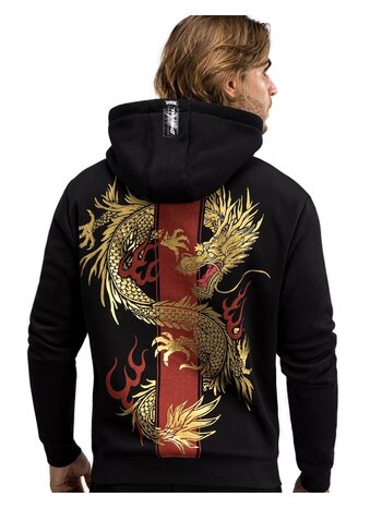 Venum Venum x Tekken 8 Marshall Law Hoodie Black Red Gold