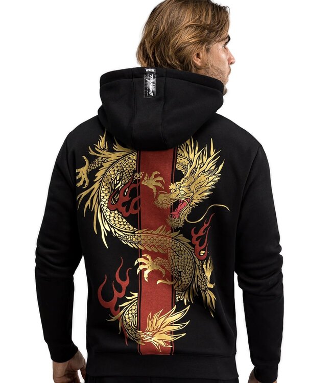 Venum Venum x Tekken 8 Marshall Law Hoodie Schwarz Rot Gold