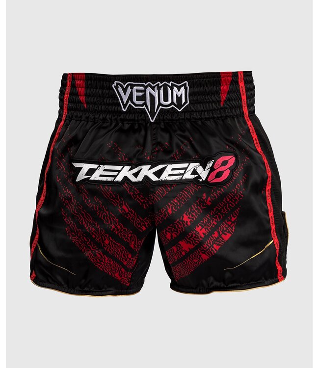 Venum Venum x Tekken 8 Marshall Law Muay Thai Shorts Black Red Gold