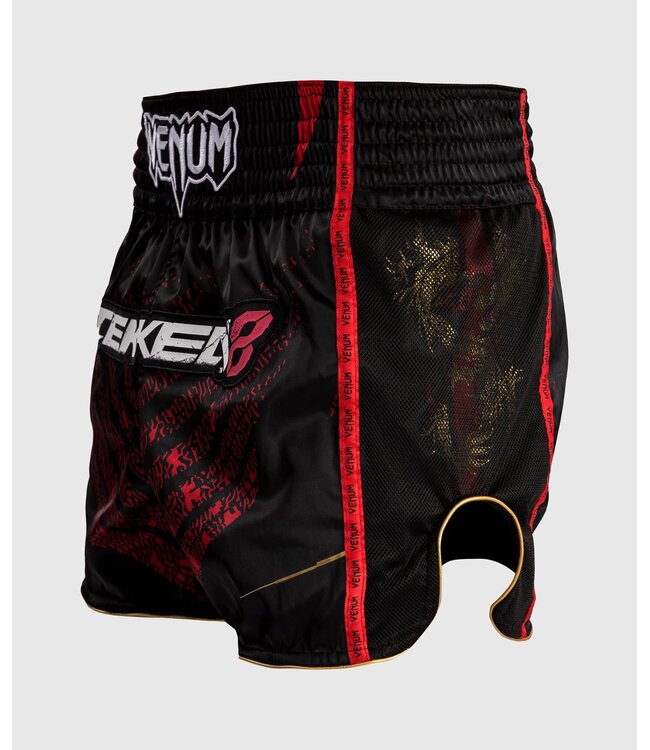 Venum x Tekken 8 Marshall Law Muay Thai Shorts Black Red Gold