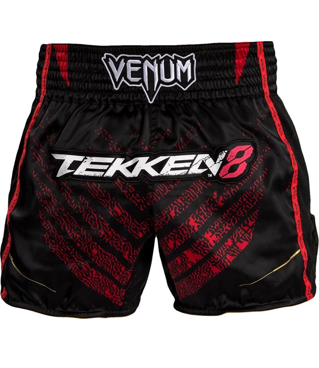 Venum Venum x Tekken 8 Marshall Law Muay Thai Shorts Black Red Gold