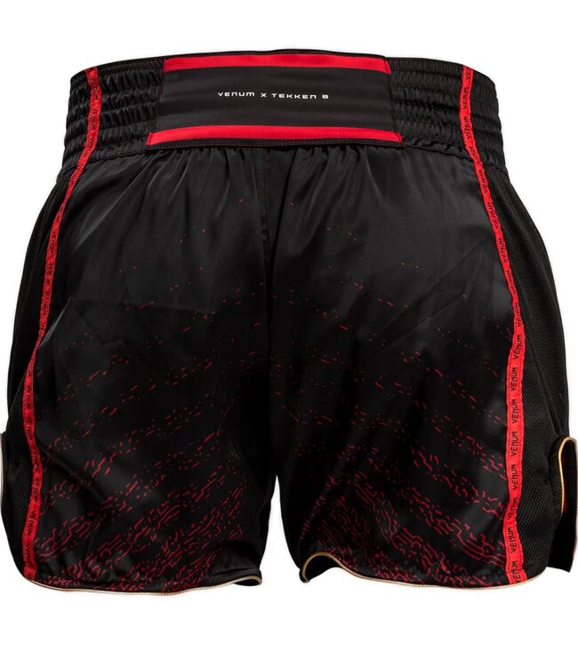 Venum Venum x Tekken 8 Marshall Law Muay Thai Shorts Black Red Gold