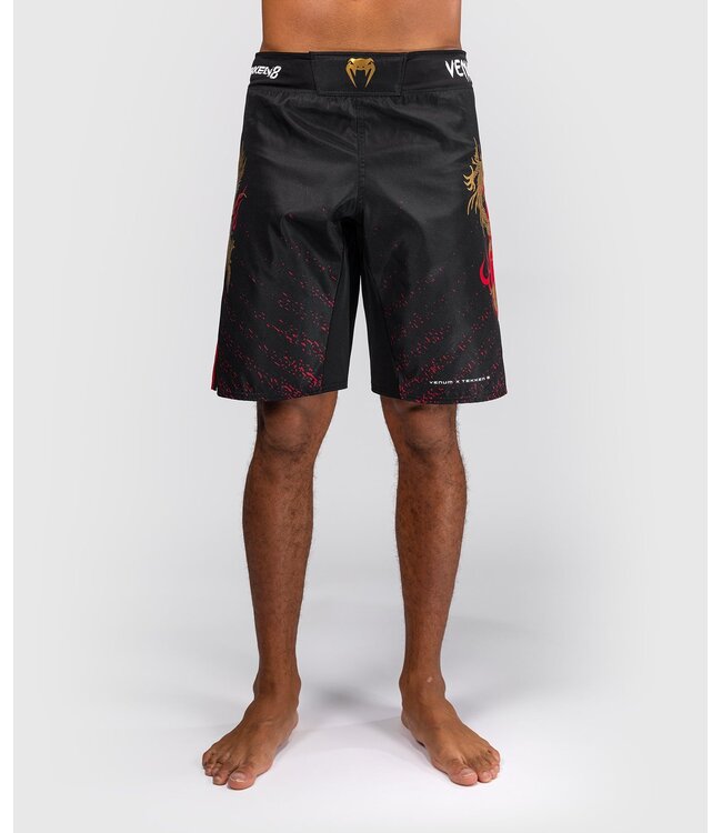 Venum Venum x Tekken 8 Marshall Law Fightshorts Schwarz Rot Gold