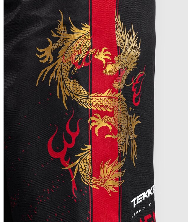 Venum Venum x Tekken 8 Marshall Law Fightshorts Schwarz Rot Gold