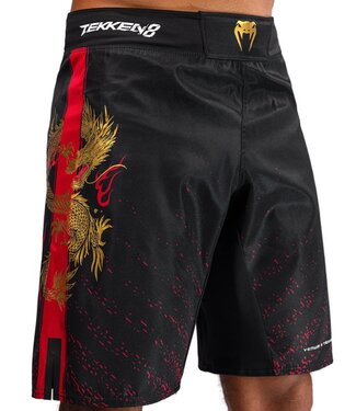 Venum Venum x Tekken 8 Marshall Law Fightshorts Black Red Gold