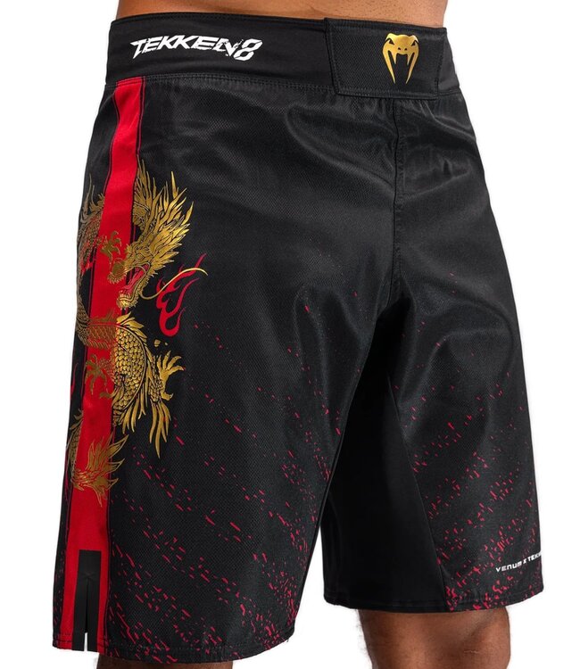 Venum Venum x Tekken 8 Marshall Law Fightshorts Schwarz Rot Gold