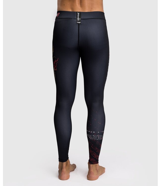Venum Venum x Tekken 8 Marshall Law Sport Leggings Spats Schwarz Rot Gold