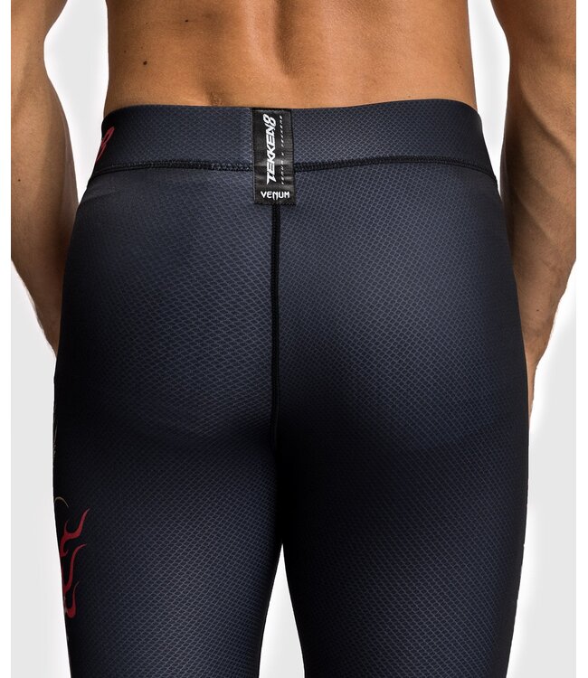 Venum Venum x Tekken 8 Marshall Law Sport Leggings Spats Schwarz Rot Gold