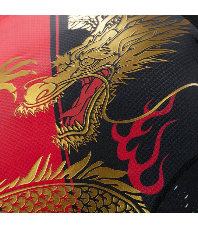 Venum Venum x Tekken 8 Marshall Law Rashguard L/S Black Red Gold