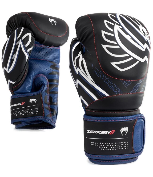 Venum Venum x Tekken 8 Jin Kazama Boxhandschuhe Blau Schwarz Weiß