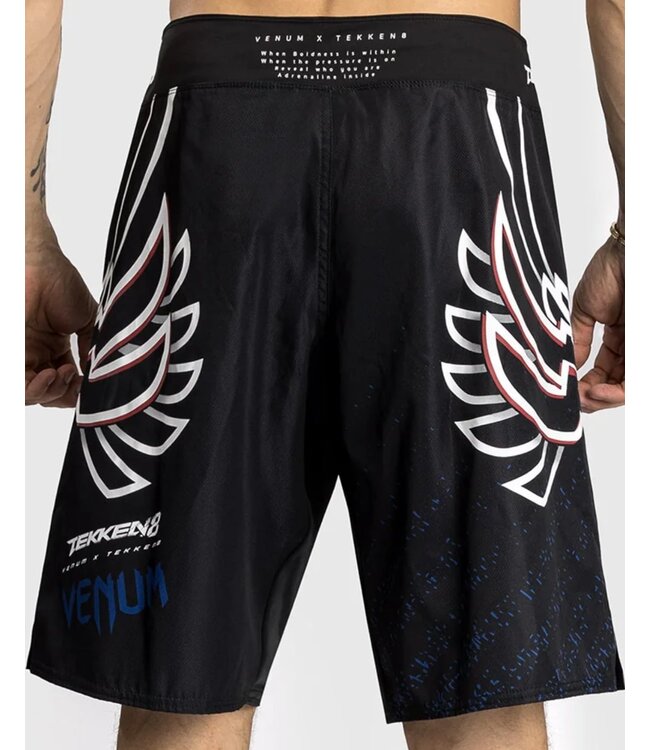 Venum Venum x Tekken 8 Jin Kazama Kampfshorts Blau Schwarz Weiß