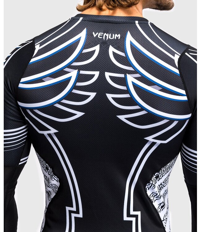 Venum x Tekken 8 Jin Kazama Rashguard Blue Black White