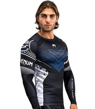 Venum Venum x Tekken 8 Jin Kazama Rashguard Blue Black White