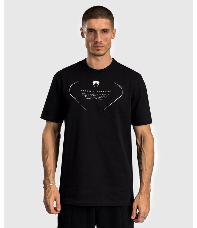 Venum x Tekken 8 Jin Kazama T-Shirt Schwarz Weiß