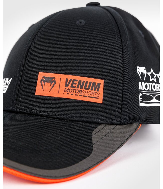 Venum Motorsport Snapback Cap Hat Deep Black