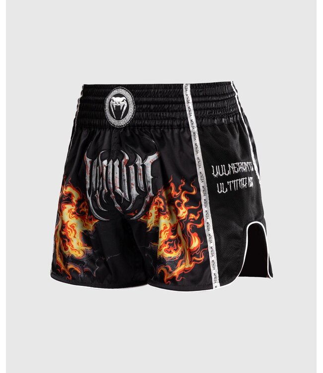 Venum Gladiator 5.0 Muay Thai Shorts Zwart Neon Oranje