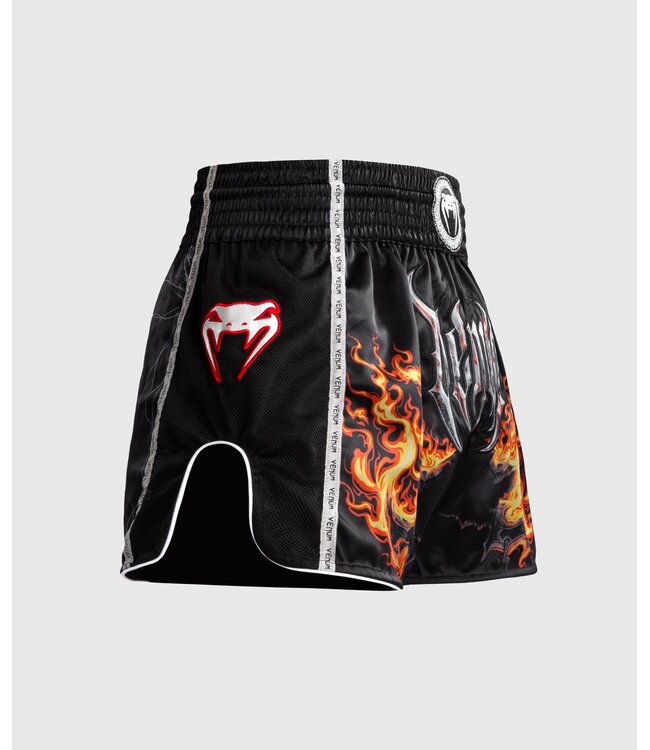 Venum Gladiator 5.0 Muay Thai Shorts Zwart Neon Oranje