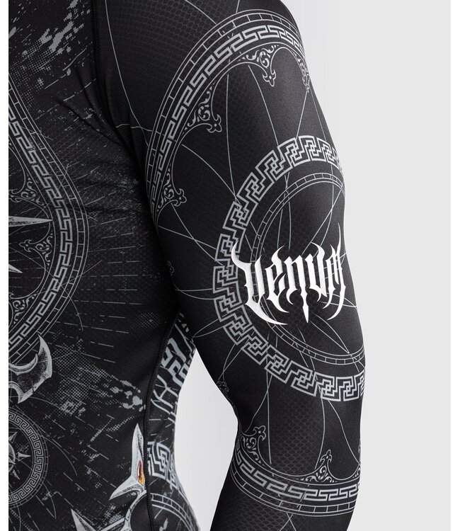 Venum Venum Gladiator 5.0 Rashguard L/S Zwart Zilver