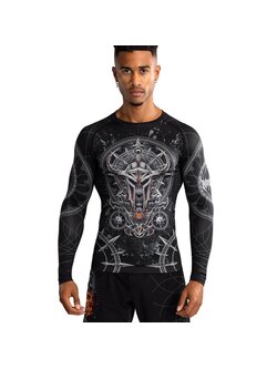 Venum Venum Gladiator 5.0 Rashguard L/S Zwart Zilver
