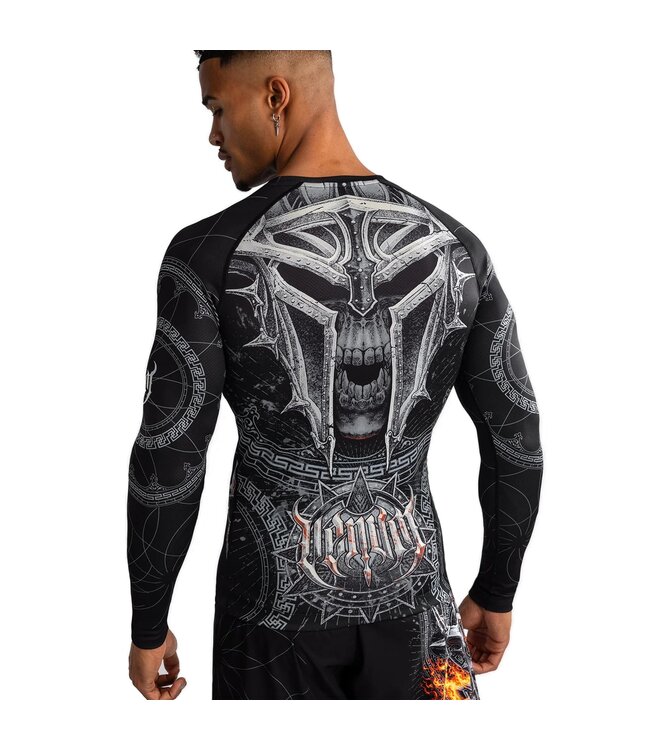 Venum Gladiator 5.0 Rashguard L/S Zwart Zilver