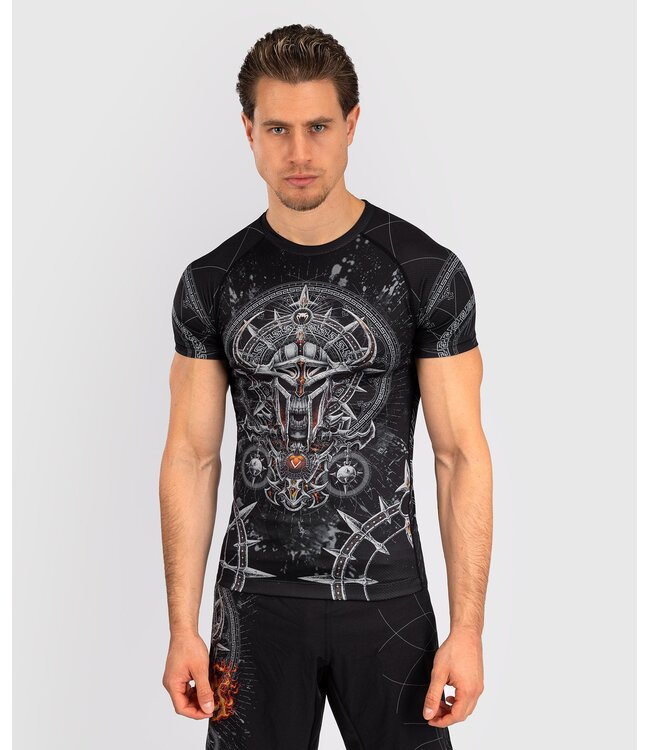 Venum Gladiator 5.0 Rashguard Black Silver