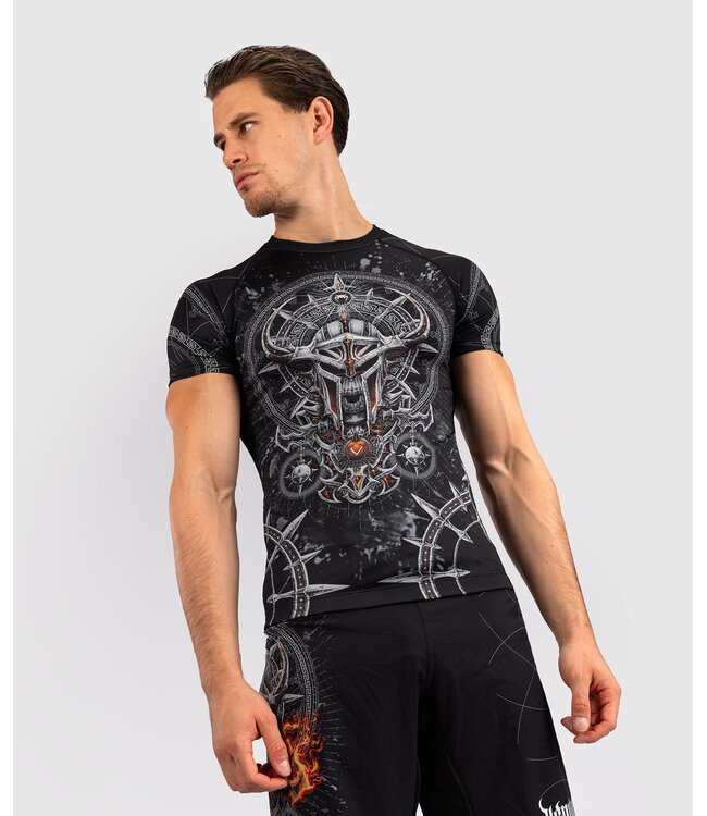 Venum Gladiator 5.0 Rashguard Zwart Zilver