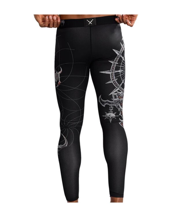 Venum Gladiator 5.0 Gamaschen Schwarz Silber