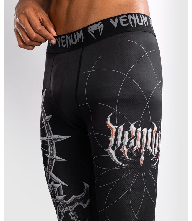 Venum Gladiator 5.0 Spats Black Silver