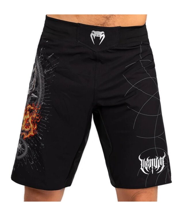 Venum Venum Gladiator 5.0 Fight Shorts Black Silver