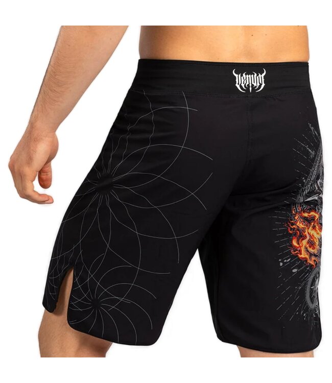 Venum Venum Gladiator 5.0 Fight Shorts Black Silver