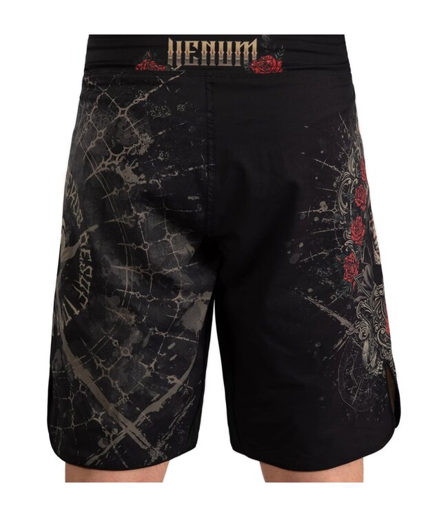 Venum Venum Santa Muerte 5.0 Fight Shorts Deep Black Gold