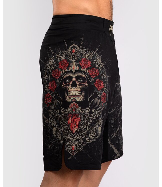 Venum Venum Santa Muerte 5.0 Fight Shorts Deep Black Gold