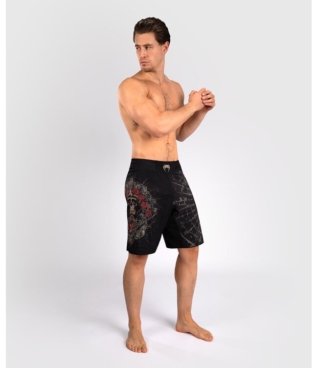 Venum Venum Santa Muerte 5.0 Kampfshorts Tiefschwarz Gold