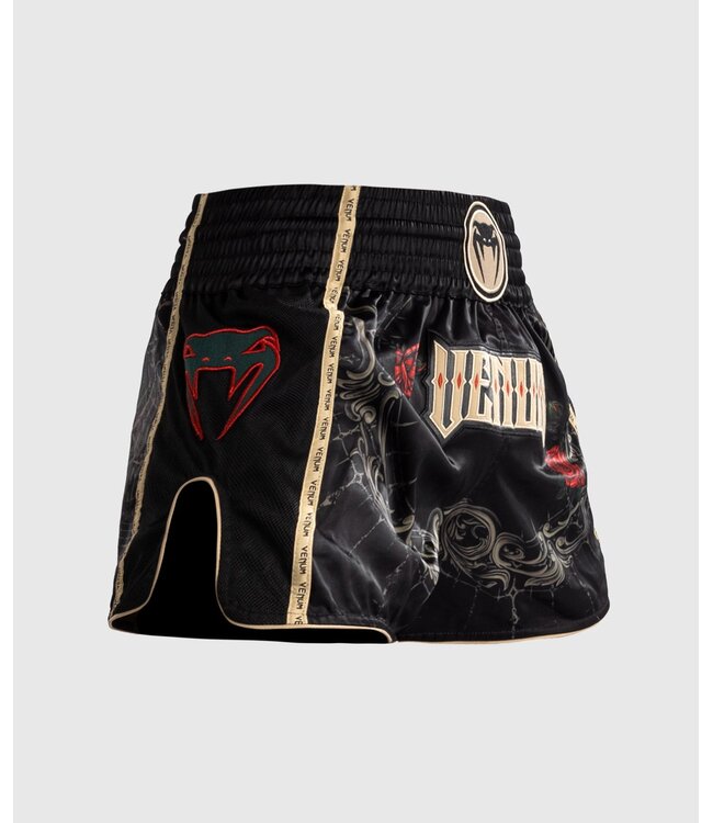 Venum Santa Muerte 5.0 Muay Thai Shorts diepzwart Goud