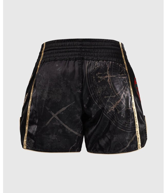 Venum Venum Santa Muerte 5.0 Muay Thai Shorts Deep Black Gold