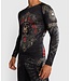 Venum Santa Muerte 5.0 L/S Rashguard Deep Black Gold