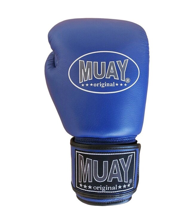 MUAY Boxhandschuhe Original Leder Blau