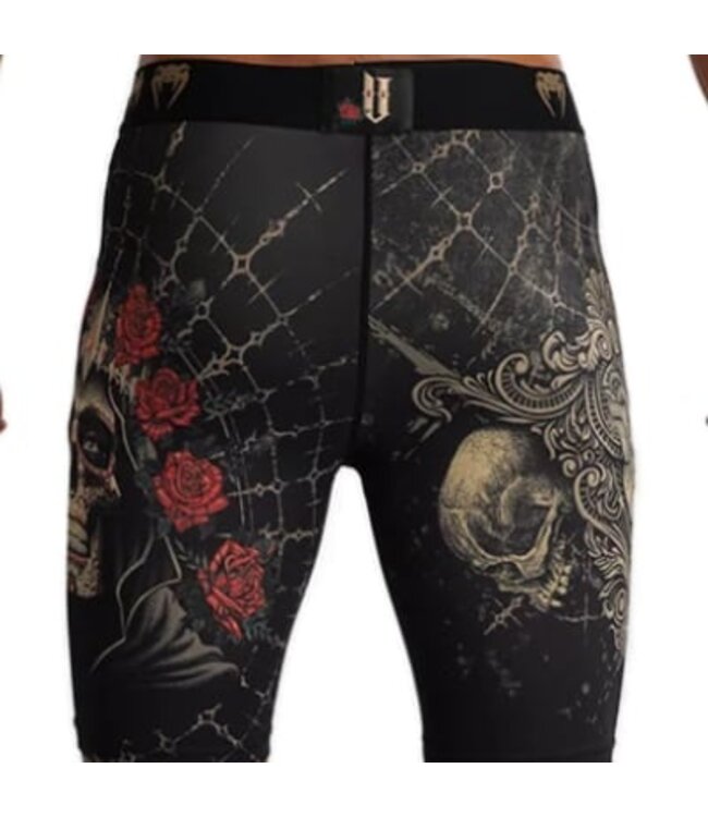 Venum Santa Muerte 5.0 Vale Tudo Shorts Tiefschwarz Gold