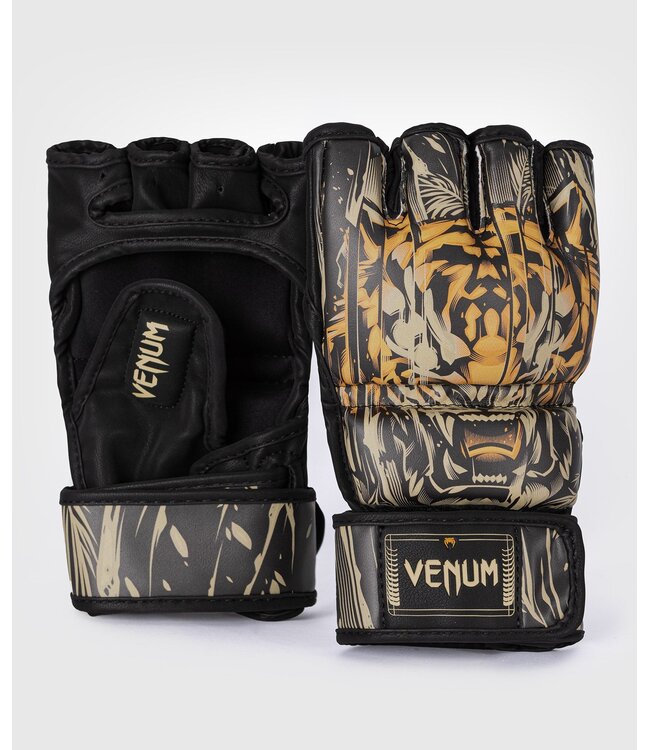 Venum Venum Tiger MMA-Handschuhe Schwarz Neonorange