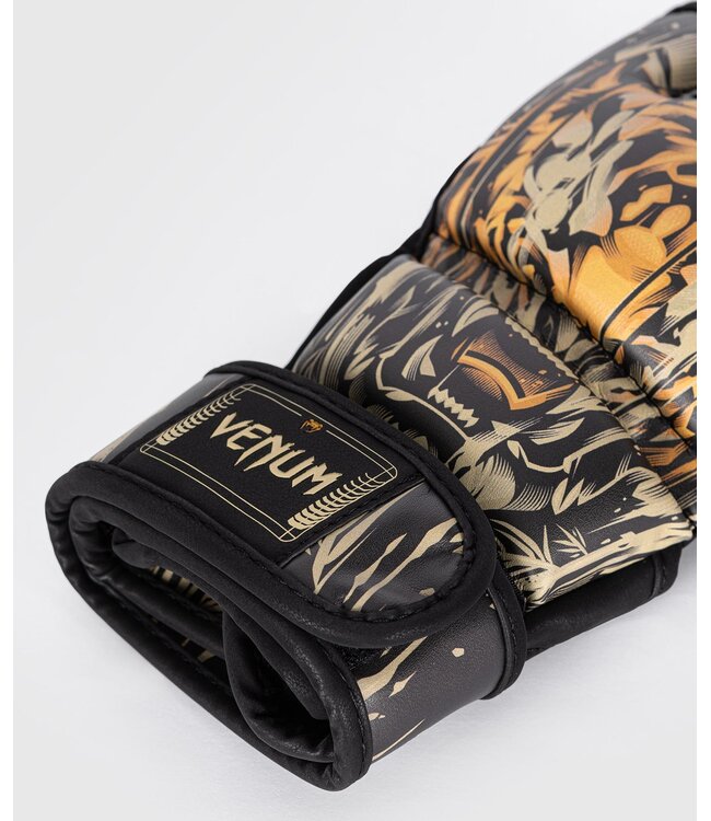 Venum Tiger MMA Handschoenen Zwart Neon Oranje
