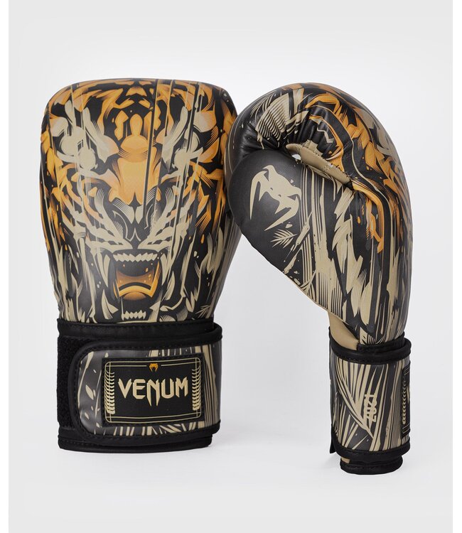 Venum Tiger Bokshandschoenen Zwart Neon Oranje