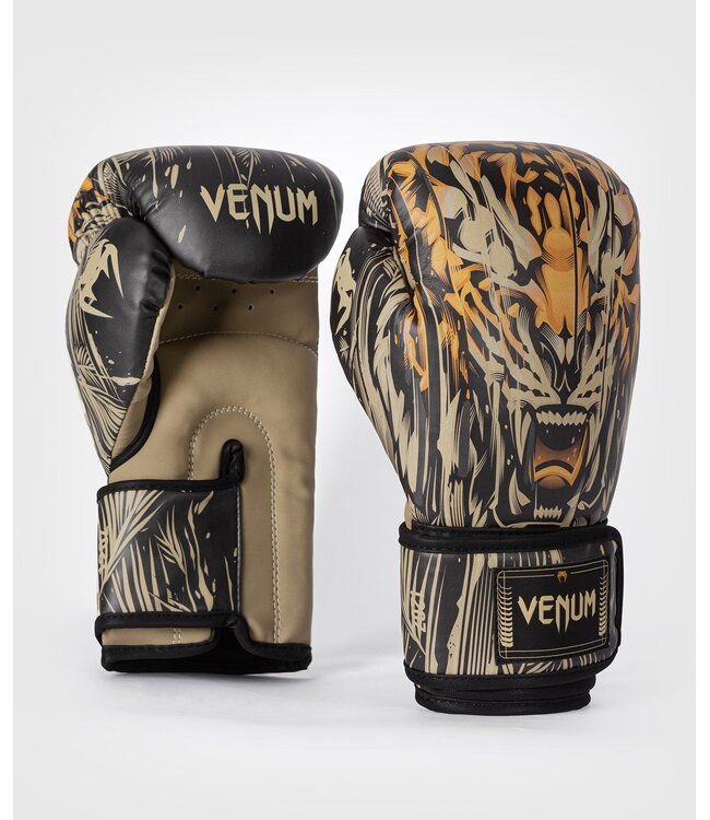 Venum Tiger Bokshandschoenen Zwart Neon Oranje