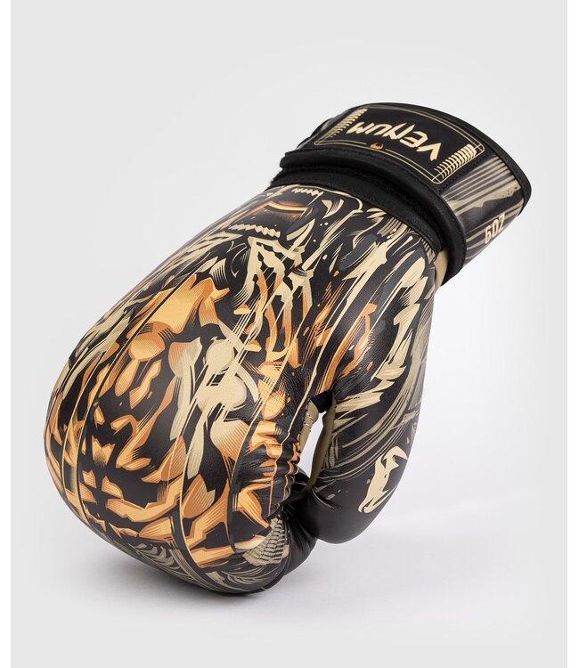 Venum Tiger Kinder Boxhandschuhe Schwarz Neon Orange