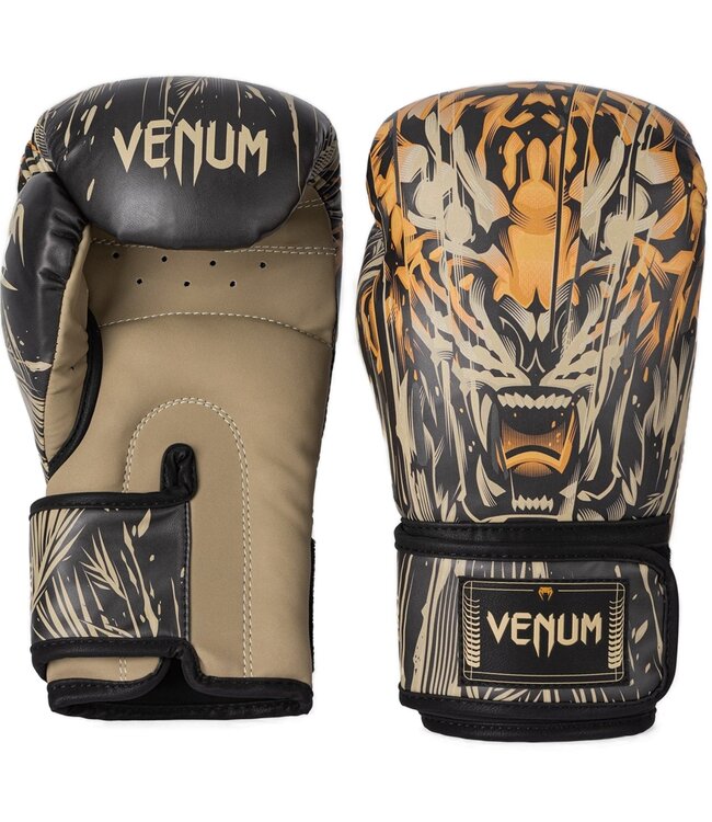 Venum Tiger Bokshandschoenen Zwart Neon Oranje