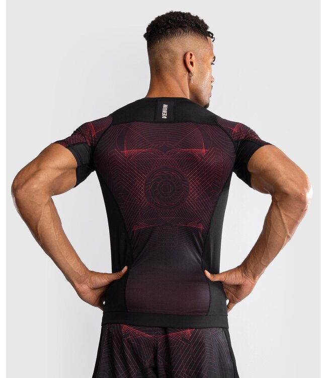 Venum G-Fit Air Rashguard Diep Zwart Vuur Rood