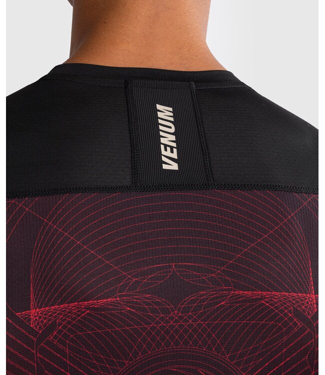 Venum Venum G-Fit Air Rashguard Deep Black Fire Red