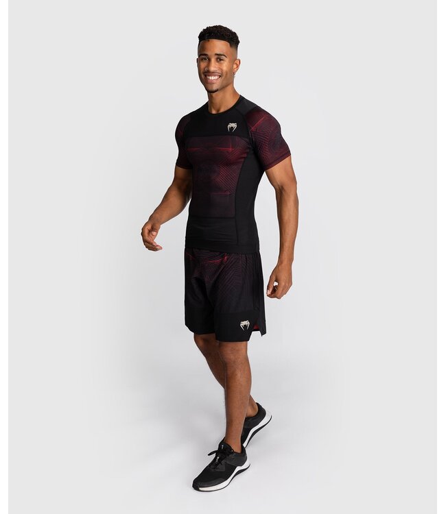 Venum Venum G-Fit Air Rashguard Diep Zwart Vuur Rood