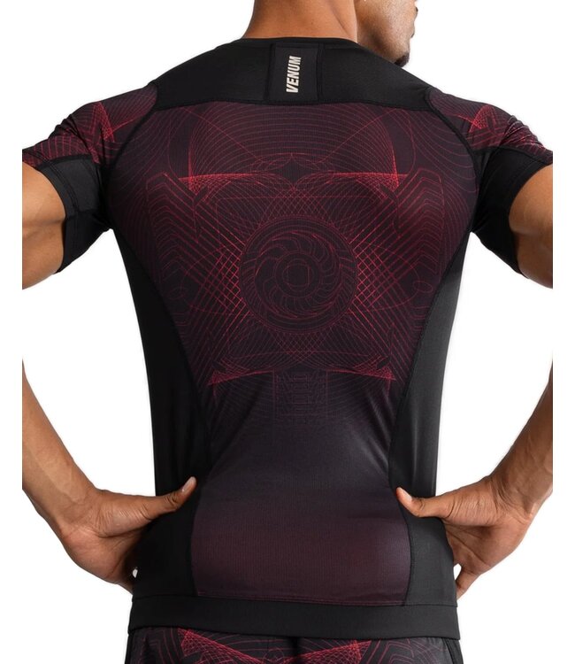 Venum Venum G-Fit Air Rashguard Diep Zwart Vuur Rood