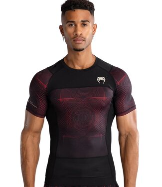 Venum Venum G-Fit Air Rashguard Deep Black Fire Red