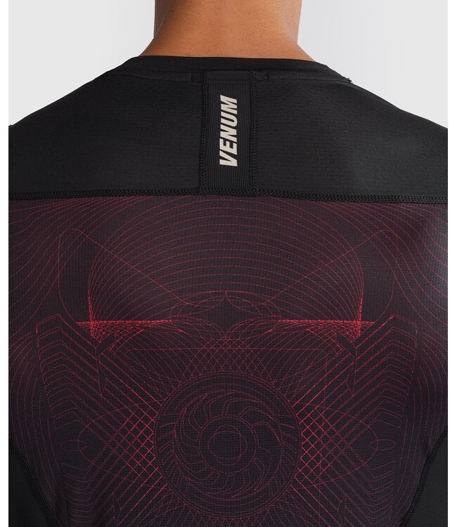Venum Venum G-Fit Air Rashguard L/S Diepzwart Vuurrood